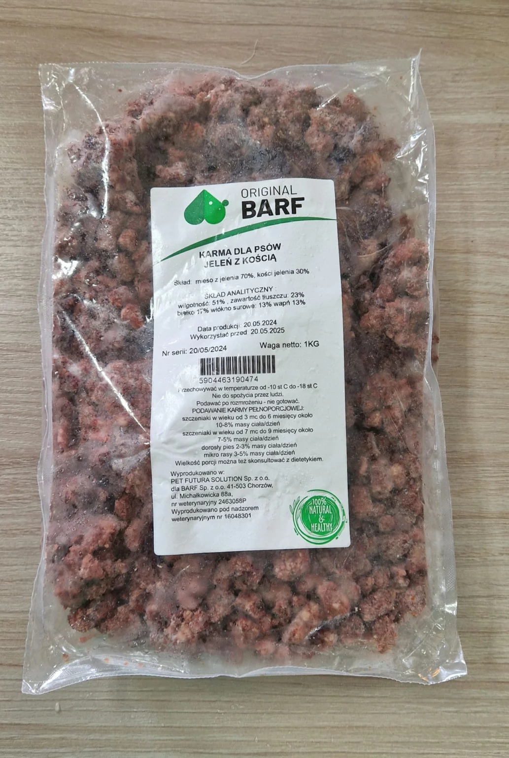 JELEŃ Z KOŚCIĄ 1 KG.