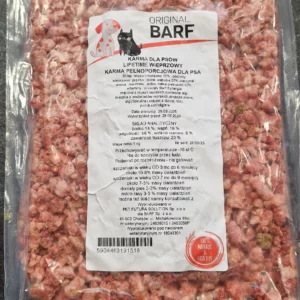 Lifetime wieprzowy 1 kg, surowa karma BARF Original