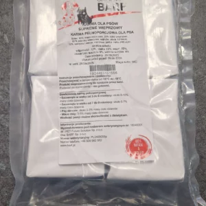 Supreme wieprzowa 4 x 250 g, surowa karma BARF Original