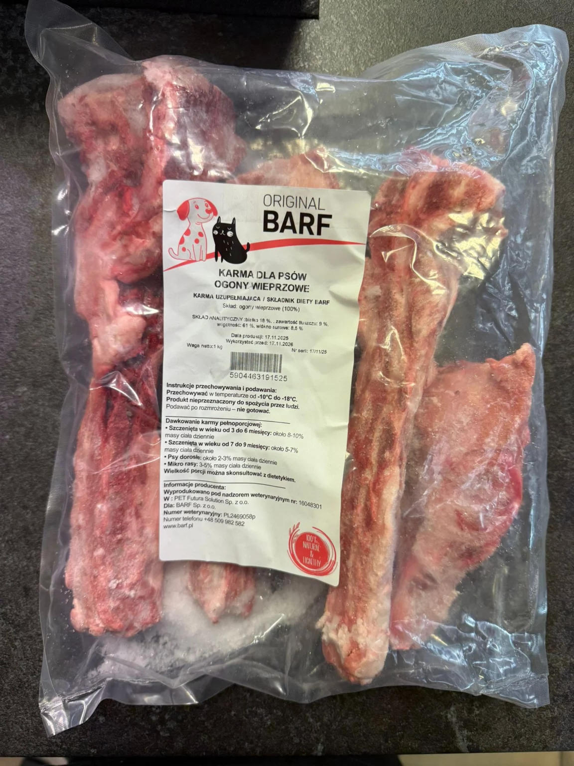 OGONY WIEPRZOWE 1 KG - obrazek 3