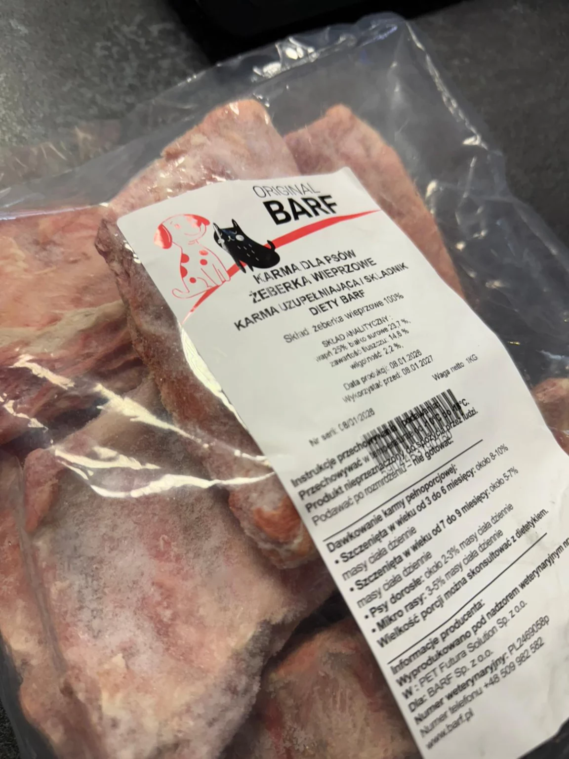 ŻEBERKA WIEPRZOWE 1 KG - obrazek 2