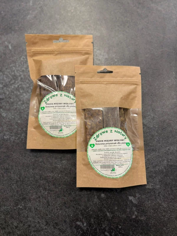 PASEK MIĘSNY WOŁOWY 100 GRAM — BARF Original